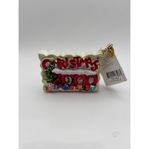 Christopher Radko "Postmark 2000 Jr." Ornament Retired Millennium 2000 w/ Tag